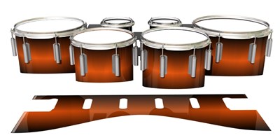 Dynasty 1st Generation Tenor Drum Slips - Solar Flare (Orange)