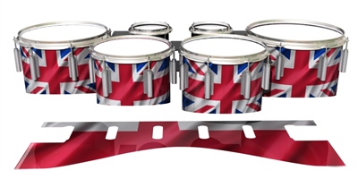 Dynasty 1st Generation Tenor Drum Slips - Union Jack (Themed)