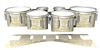 Dynasty 1st Generation Tenor Drum Slips - Wave Brush Strokes Yellow and White (Yellow)