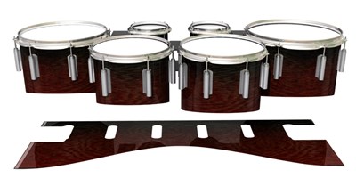 Dynasty 1st Generation Tenor Drum Slips - Weathered Rosewood (Red)