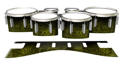 Dynasty 1st Generation Tenor Drum Slips - Yellow Jacket Rosewood (Yellow)