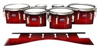 Dynasty Custom Elite Tenor Drum Slips - Active Red (Red)