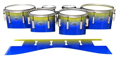 Dynasty Custom Elite Tenor Drum Slips - Afternoon Fade (Blue)