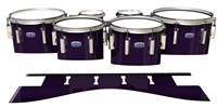 Dynasty Custom Elite Tenor Drum Slips - Black Cherry (Purple)