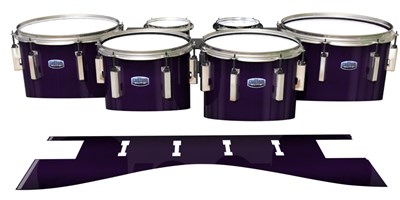 Dynasty Custom Elite Tenor Drum Slips - Black Cherry (Purple)