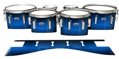 Dynasty Custom Elite Tenor Drum Slips - Cayman Night (Blue)