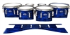 Dynasty Custom Elite Tenor Drum Slips - Chaos Brush Strokes Blue and Black (Blue)