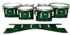 Dynasty Custom Elite Tenor Drum Slips - Chaos Brush Strokes Green and Black (Green)