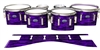 Dynasty Custom Elite Tenor Drum Slips - Chaos Brush Strokes Purple and Black (Purple)