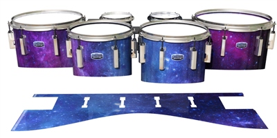 Dynasty Custom Elite Tenor Drum Slips - Colorful Galaxy (Themed)