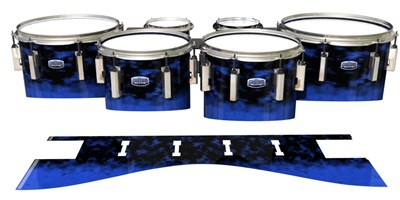 Dynasty Custom Elite Tenor Drum Slips - Dark Cloudy Night (Purple)