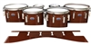 Dynasty Custom Elite Tenor Drum Slips - French Mahogany (Neutral)