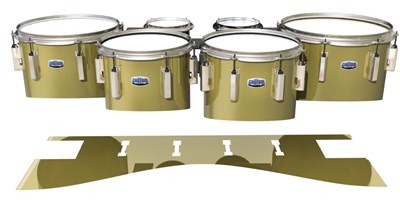 Dynasty Custom Elite Tenor Drum Slips - Gold Chrome