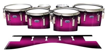 Dynasty Custom Elite Tenor Drum Slips - Hot Pink Stain Fade (Pink)