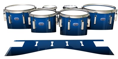 Dynasty Custom Elite Tenor Drum Slips - Into The Deep (Blue)