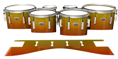 Dynasty Custom Elite Tenor Drum Slips - Madagascar Sunset (Yellow) (Orange)