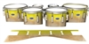Dynasty Custom Elite Tenor Drum Slips - Maple Woodgrain Yellow Fade (Yellow)