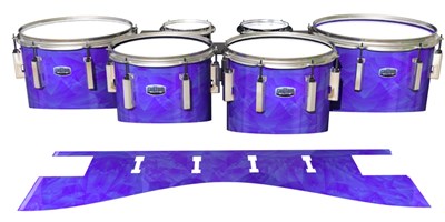 Dynasty Custom Elite Tenor Drum Slips - Purple Cosmic Glass (Purple)