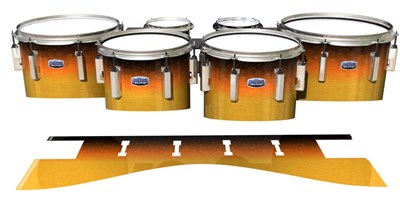 Dynasty Custom Elite Tenor Drum Slips - Sahara Sun (Orange)