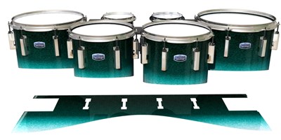 Dynasty Custom Elite Tenor Drum Slips - Seaside (Aqua) (Green)
