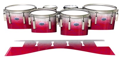 Dynasty Custom Elite Tenor Drum Slips - Snow Blaze (Pink)