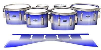 Dynasty Custom Elite Tenor Drum Slips - Spinnaker Blue (Blue)