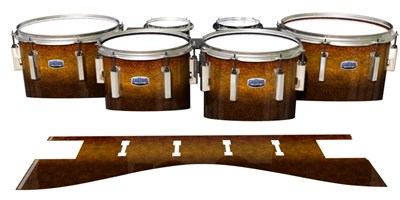 Dynasty Custom Elite Tenor Drum Slips - Umbermoth Fade (Neutral)