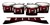 Dynasty Custom Elite Tenor Drum Slips - Volcano GEO Marble Fade (Red)