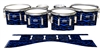 Dynasty Custom Elite Tenor Drum Slips - Wave Brush Strokes Blue and Black (Blue)
