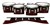 Dynasty Custom Elite Tenor Drum Slips - Weathered Rosewood (Red)
