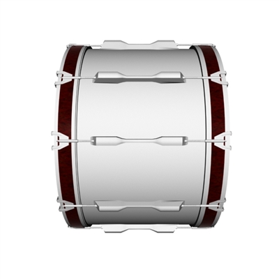 Universal Bass Drum Hoop Slips - Burgundy Rock