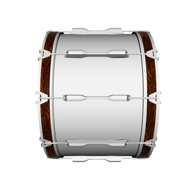Universal Bass Drum Hoop Slips - Caramel Rosewood