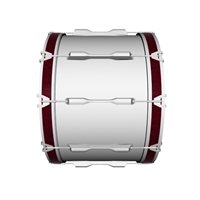 Universal Bass Drum Hoop Slips - Crimson Depth