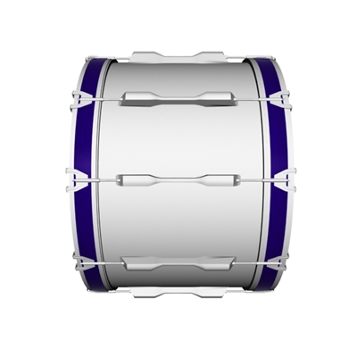 Universal Bass Drum Hoop Slips - Smokey Purple Grain