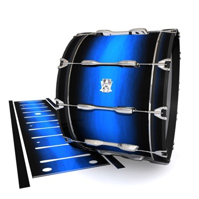 Ludwig Ultimate Series Bass Drum Slips - Azure Stain Fade (Blue)
