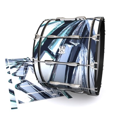 Ludwig Ultimate Series Bass Drum Slips - Broken Glass (Themed)