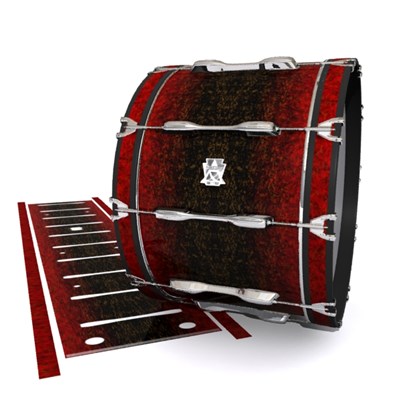 Ludwig Ultimate Series Bass Drum Slips - Burgundy Rock (Red)