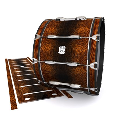 Ludwig Ultimate Series Bass Drum Slips - Caramel Rosewood (Neutral)