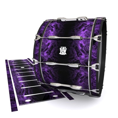 Ludwig Ultimate Series Bass Drum Slips - Coast GEO Marble Fade (Purple)