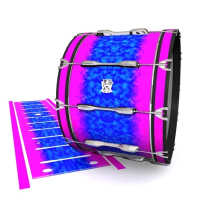 Ludwig Ultimate Series Bass Drum Slips - Cotton Candy (Blue) (Pink)