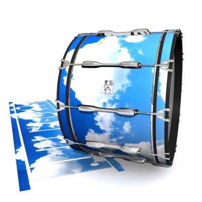 Ludwig Ultimate Series Bass Drum Slips - Cumulus Sky (Themed)