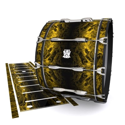 Ludwig Ultimate Series Bass Drum Slips - Desert GEO Marble Fade (Yellow)