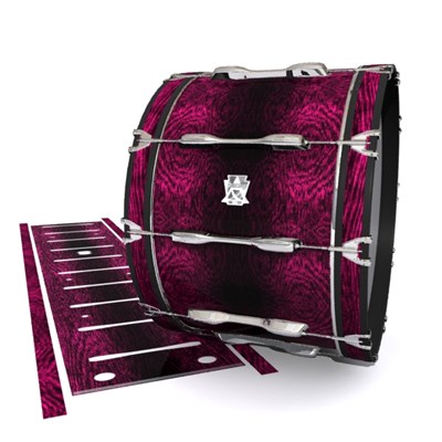 Ludwig Ultimate Series Bass Drum Slips - Festive Pink Rosewood (Pink)