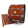 Ludwig Ultimate Series Bass Drum Slip - French Mahogany (Neutral)