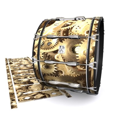 Ludwig Ultimate Series Bass Drum Slips - Golden Gears (Themed)