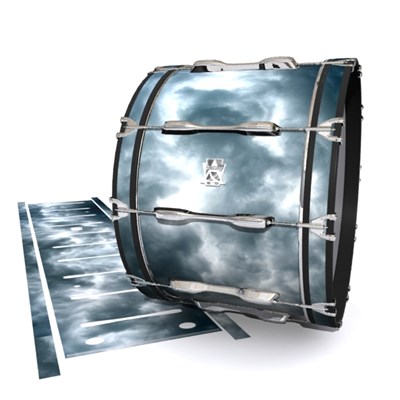 Ludwig Ultimate Series Bass Drum Slips - Grey Smokey Clouds (Themed)