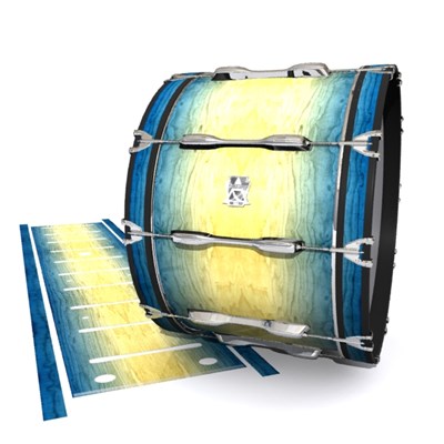 Ludwig Ultimate Series Bass Drum Slips - Guardsmen Beach (Blue)