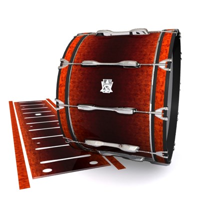 Ludwig Ultimate Series Bass Drum Slips - Hot Lava (Orange)