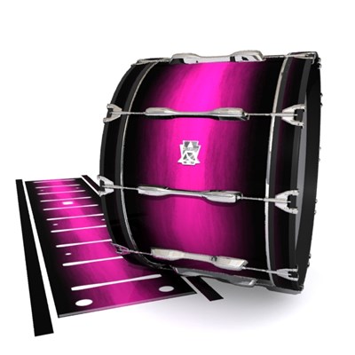 Ludwig Ultimate Series Bass Drum Slips - Hot Pink Stain Fade (Pink)