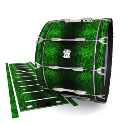 Ludwig Ultimate Series Bass Drum Slips - Mantis Green Rosewood (Green)